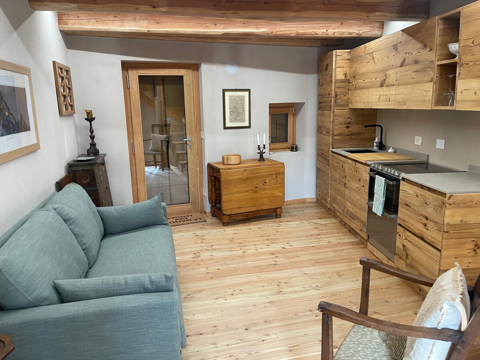 Maison des Lengas - Soggiorno e cucina
